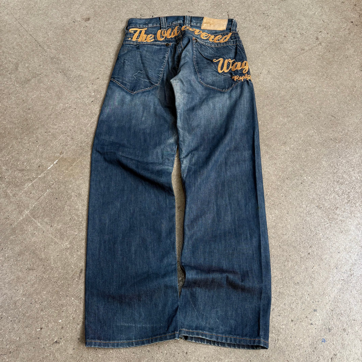 Rare Replay Embroidered Bootcuts (Japanese) - 32x32