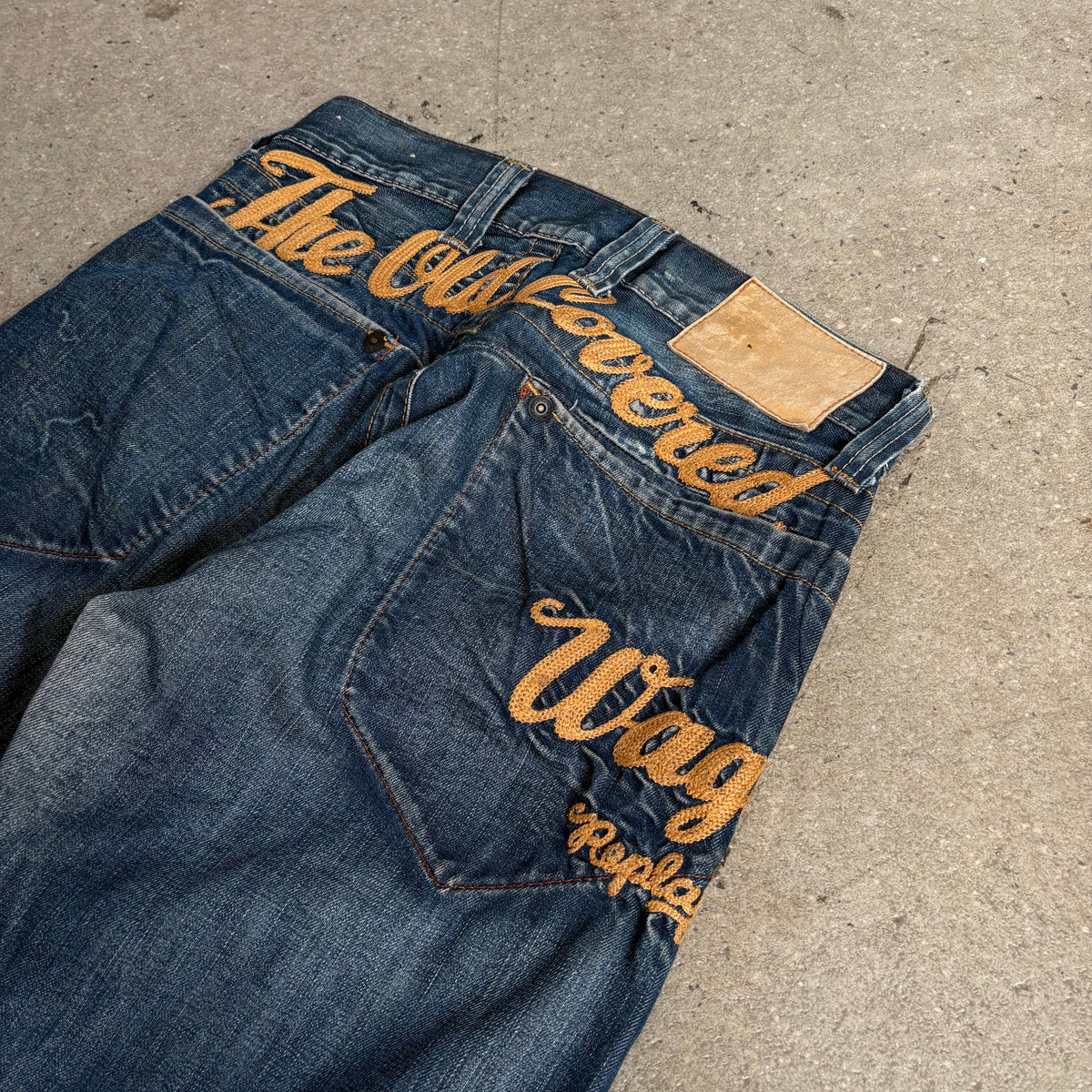 Rare Replay Embroidered Bootcuts (Japanese) - 32x32