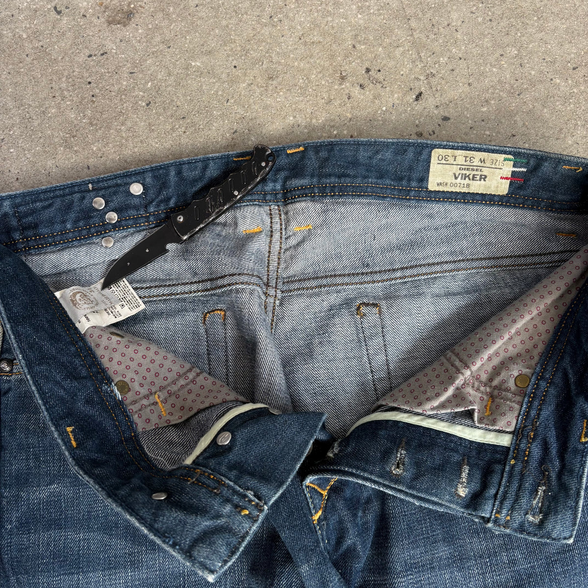 Diesel Viker Straight Cuts - 34x32