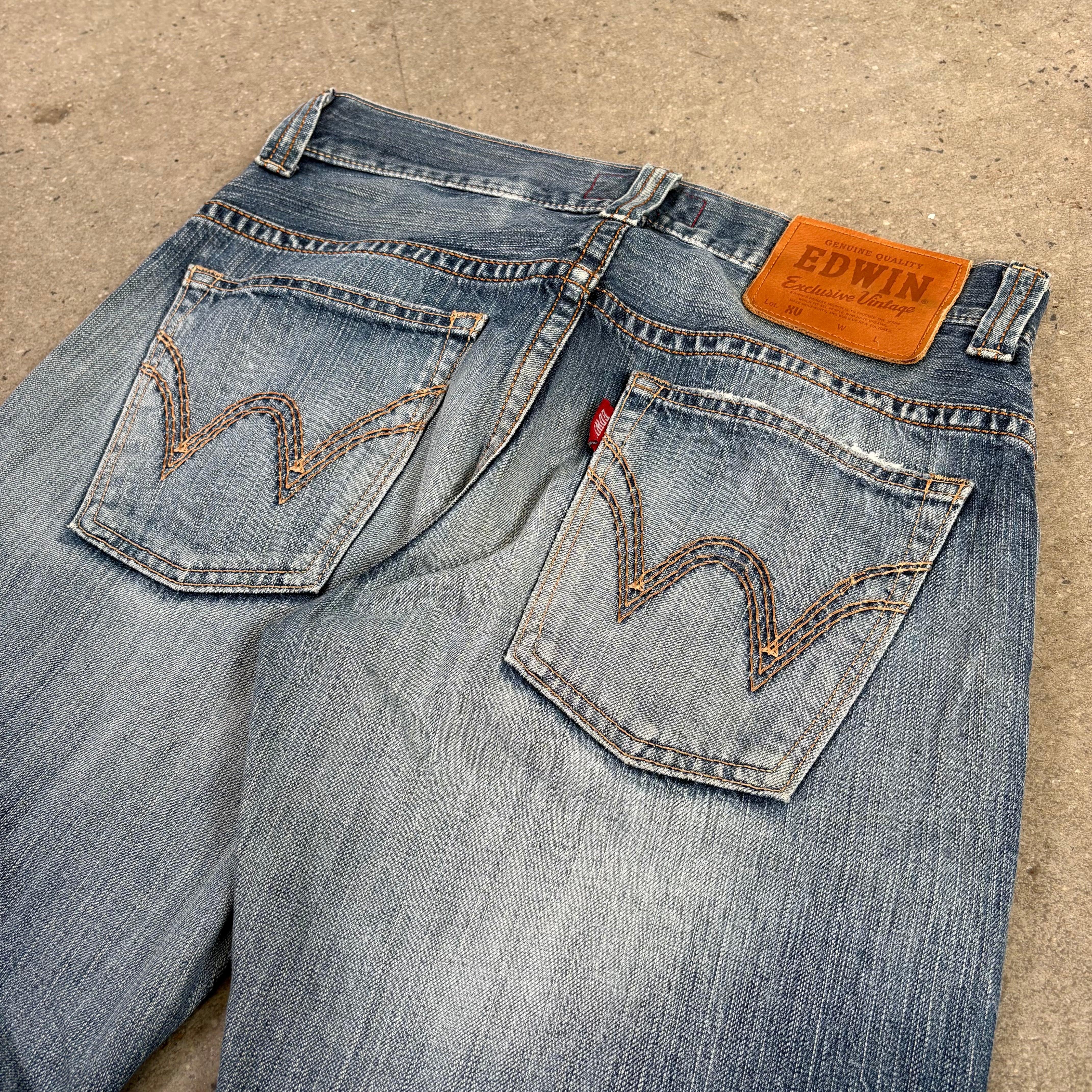 Edwin Exclusive Vintage Straight Cuts - 34x29 – Silver Trash