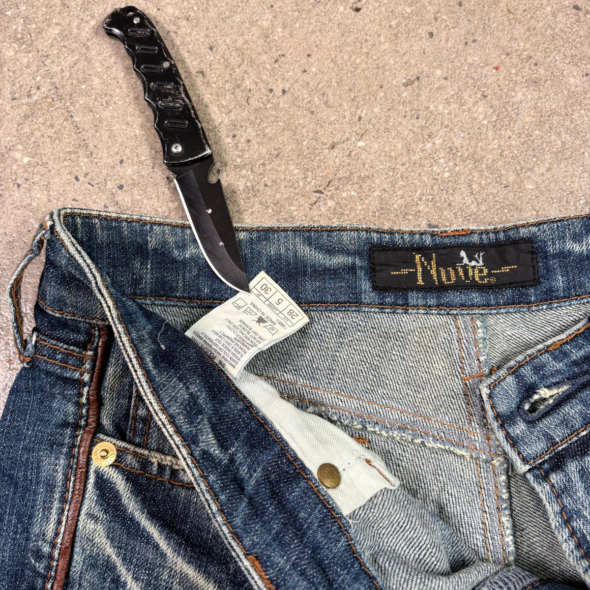 Nuve Flares (Japanese Denim) - 30x30