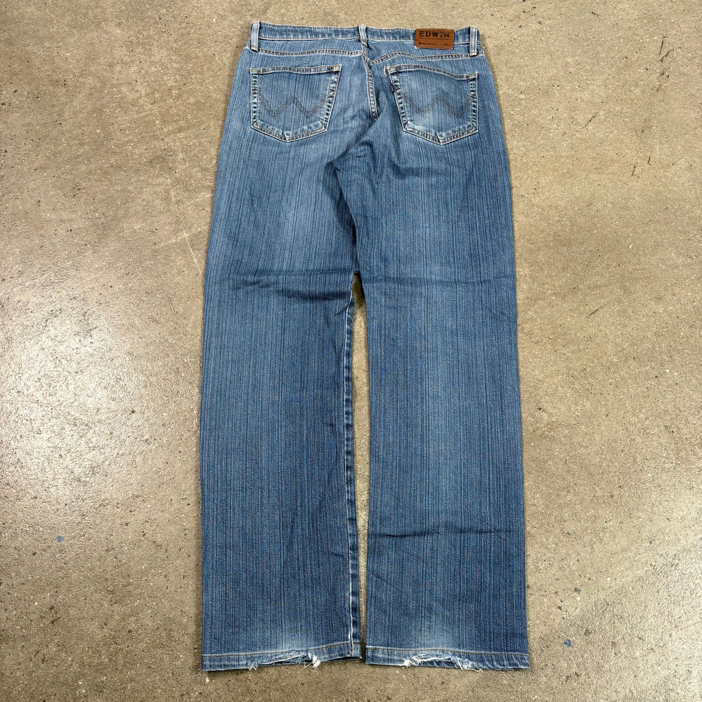 Vintage Edwin Straight Cuts (Japanese Denim) - 34x33