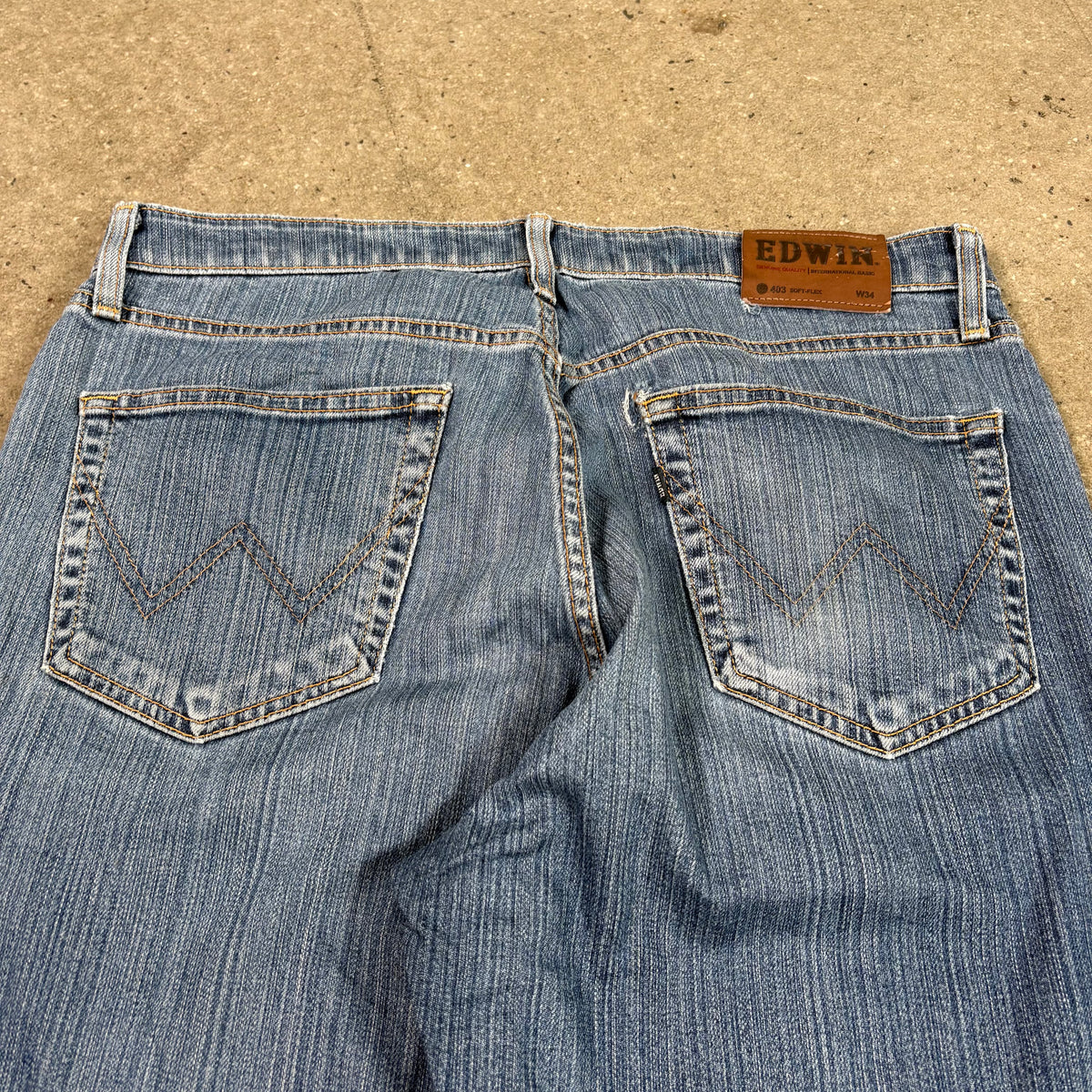 Vintage Edwin Straight Cuts (Japanese Denim) - 34x33