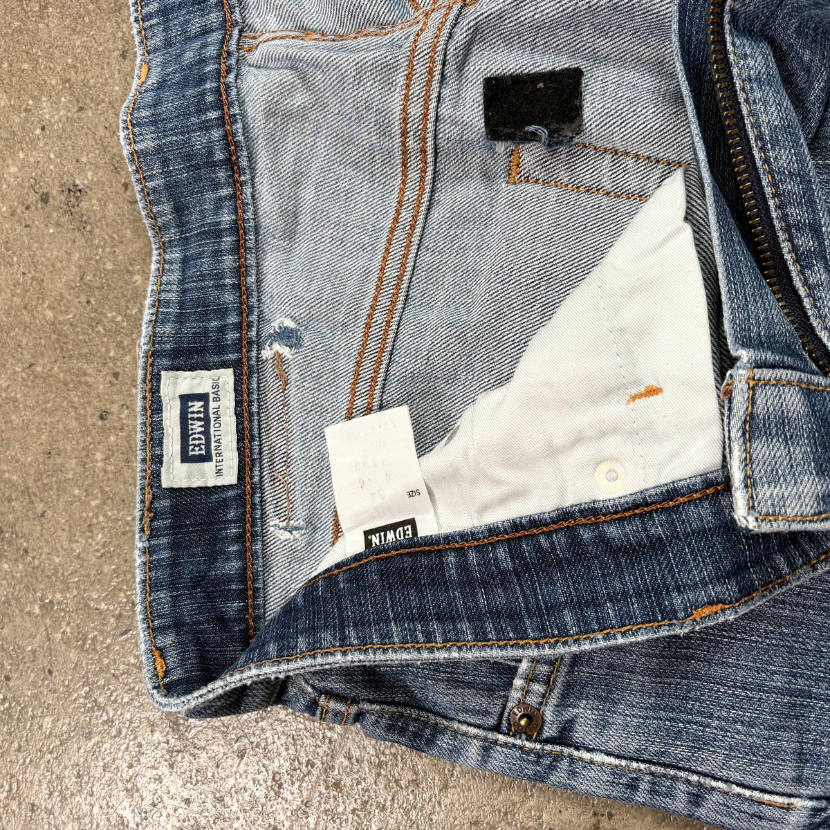 Vintage Edwin Straight Cuts (Japanese Denim) - 34x33