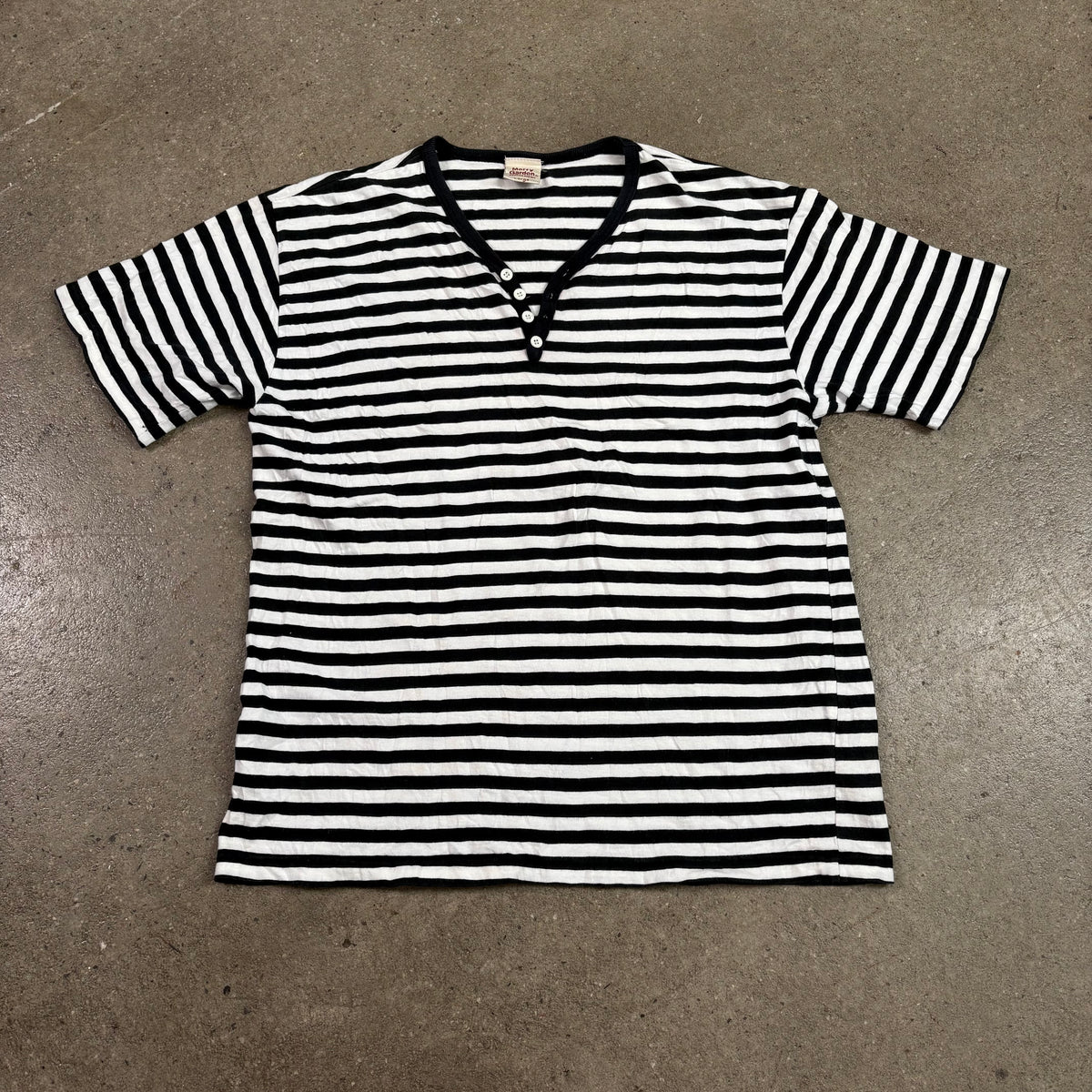 90's Merry Garden Striped Henley (American)