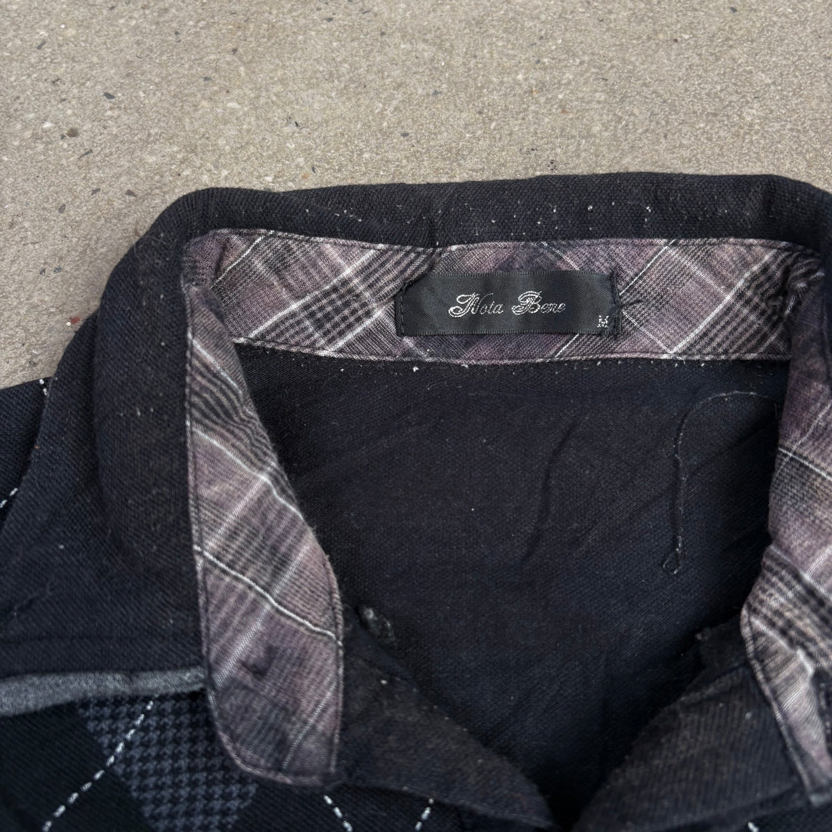 Nota Bene Checkered Polo (2000's Japanese)