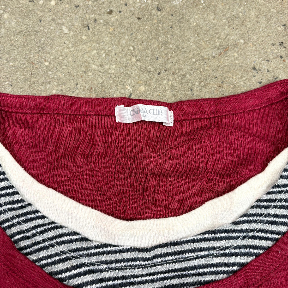 Cinema Club Layered Longsleeve (2000's Japanese)