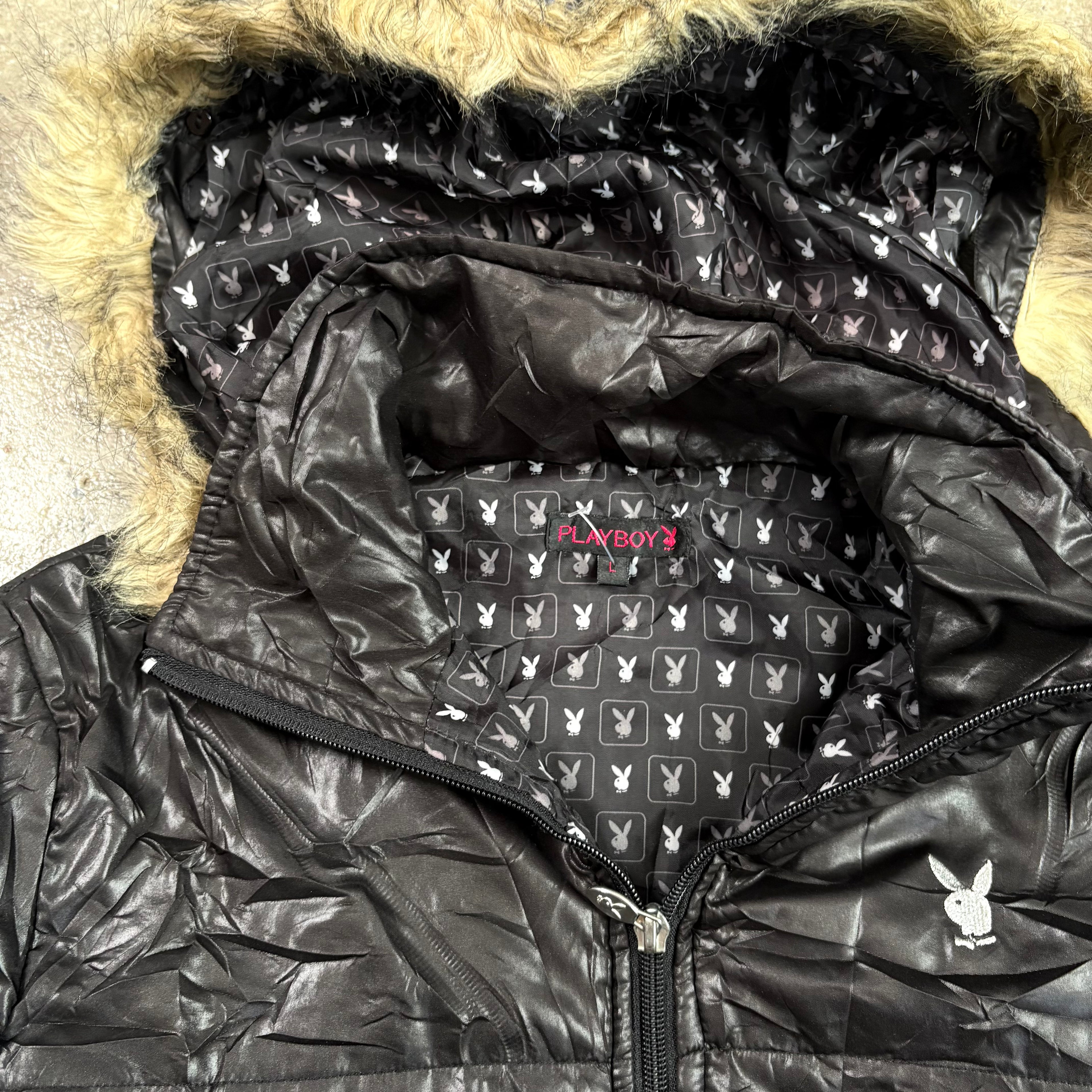 Rare 2000's Fur PlayBoy Jacket